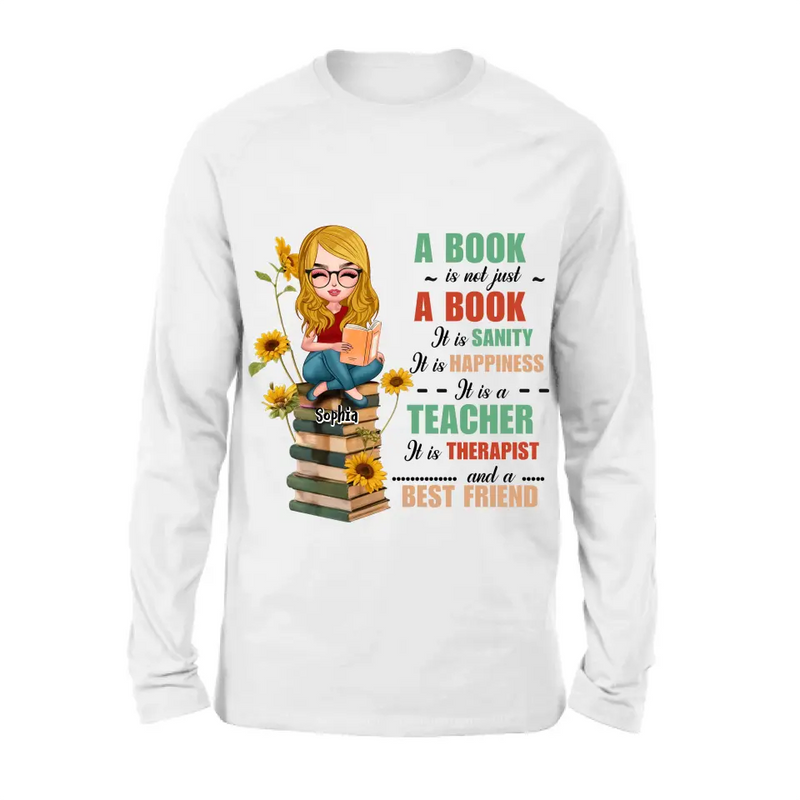 Personalized A Book Is Not Just A Book T-Shirt/Hoodie - Gift Idea For Reading Lover
