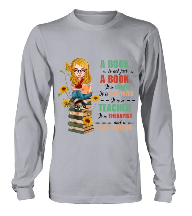 Personalized A Book Is Not Just A Book T-Shirt/Hoodie - Gift Idea For Reading Lover