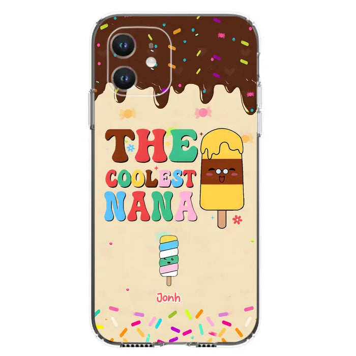 Personalized The Coolest Nana Phone Case - Up to 10 Kids - Mother's Day Gift Idea for Grandma/ Mom - Case for iPhone/ Samsung