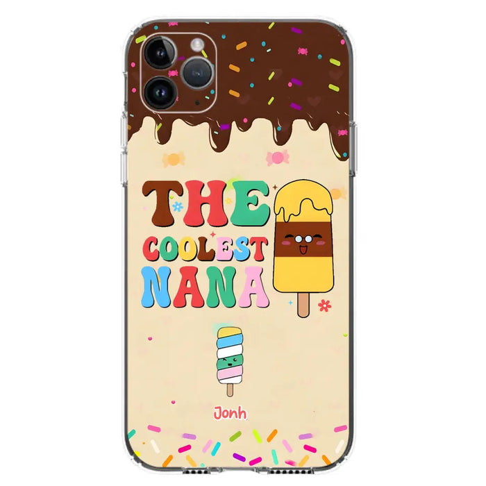 Personalized The Coolest Nana Phone Case - Up to 10 Kids - Mother's Day Gift Idea for Grandma/ Mom - Case for iPhone/ Samsung
