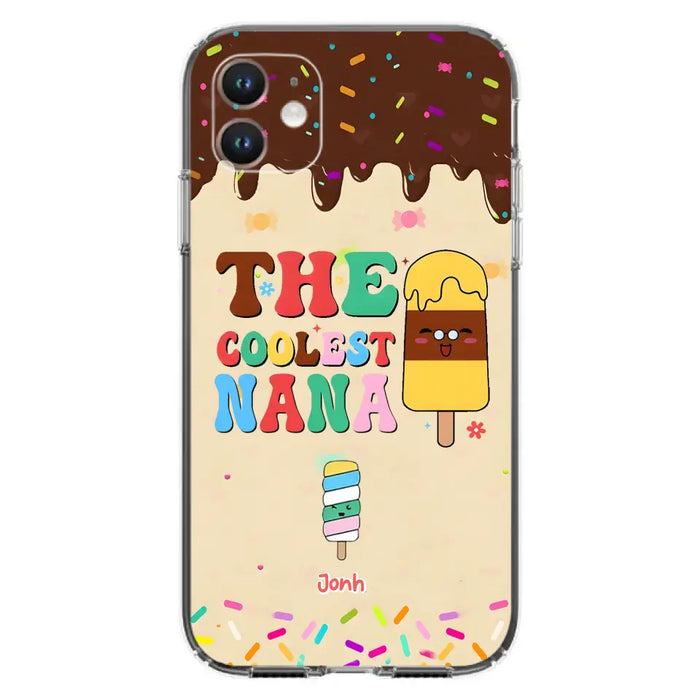 Personalized The Coolest Nana Phone Case - Up to 10 Kids - Mother's Day Gift Idea for Grandma/ Mom - Case for iPhone/ Samsung