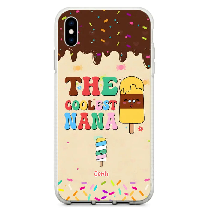 Personalized The Coolest Nana Phone Case - Up to 10 Kids - Mother's Day Gift Idea for Grandma/ Mom - Case for iPhone/ Samsung