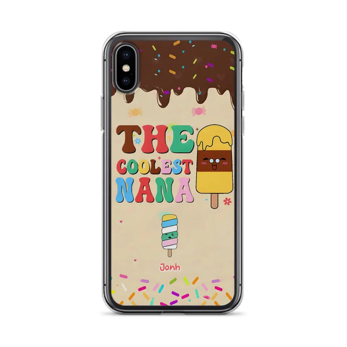 Personalized The Coolest Nana Phone Case - Up to 10 Kids - Mother's Day Gift Idea for Grandma/ Mom - Case for iPhone/ Samsung