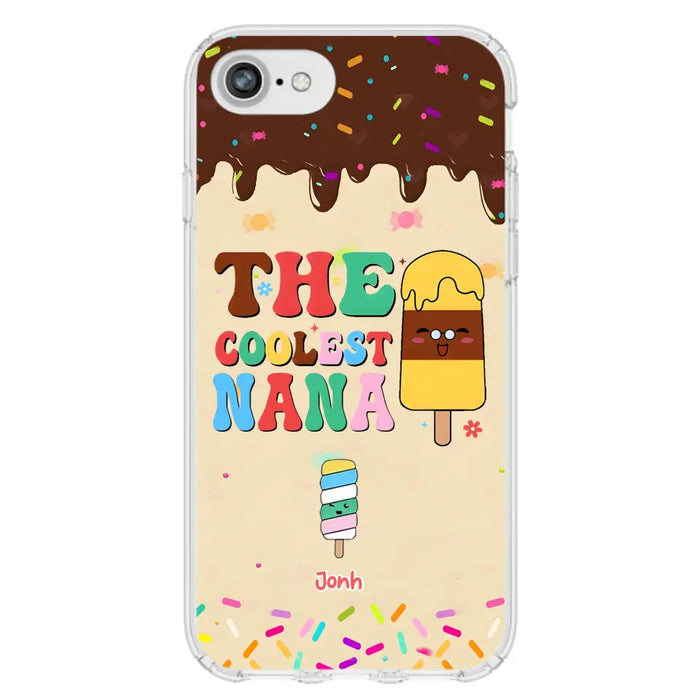 Personalized The Coolest Nana Phone Case - Up to 10 Kids - Mother's Day Gift Idea for Grandma/ Mom - Case for iPhone/ Samsung