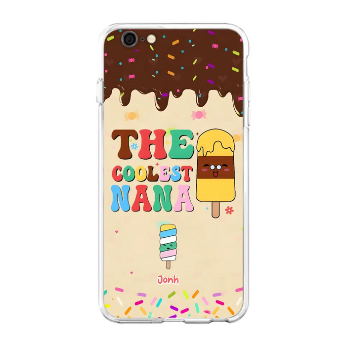 Personalized The Coolest Nana Phone Case - Up to 10 Kids - Mother's Day Gift Idea for Grandma/ Mom - Case for iPhone/ Samsung