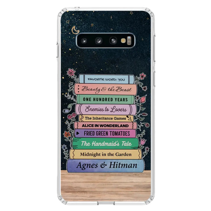 Custom Personalized Reading Book Phone Case For iPhone/ Samsung - Gift Idea For Reading Lover/ Birthday