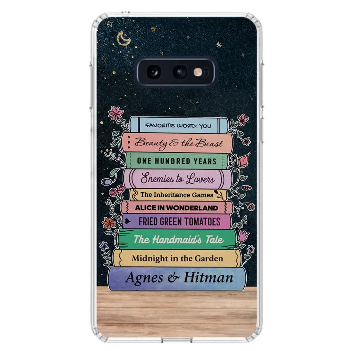 Custom Personalized Reading Book Phone Case For iPhone/ Samsung - Gift Idea For Reading Lover/ Birthday