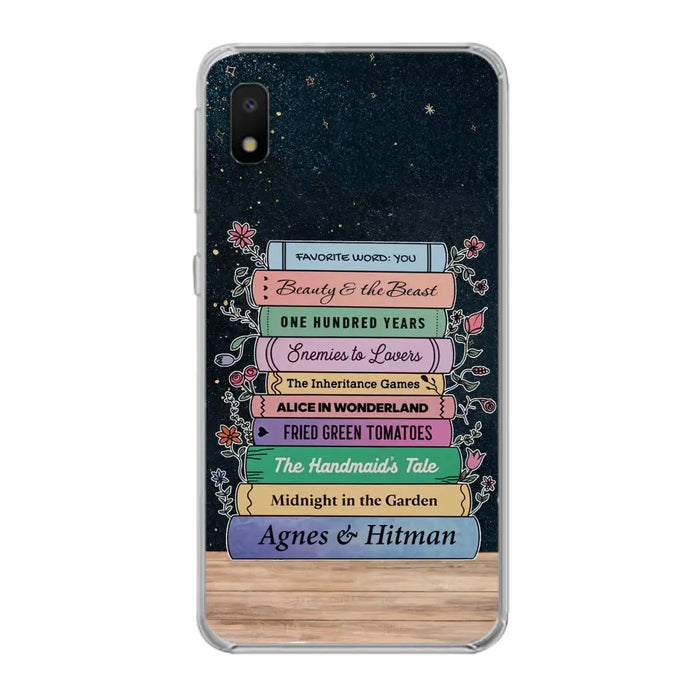 Custom Personalized Reading Book Phone Case For iPhone/ Samsung - Gift Idea For Reading Lover/ Birthday