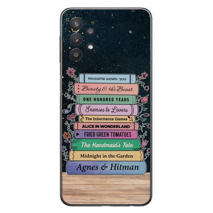 Custom Personalized Reading Book Phone Case For iPhone/ Samsung - Gift Idea For Reading Lover/ Birthday