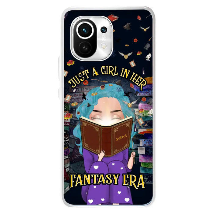 Custom Personalized Reading Book Phone Case - Gift Idea For Book Lovers - Just A Girl In Her Fantasy Era - Case For Xiaomi/ Oppo/ Huawei