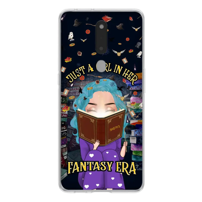 Custom Personalized Reading Book Phone Case - Gift Idea For Book Lovers - Just A Girl In Her Fantasy Era - Case For Xiaomi/ Oppo/ Huawei