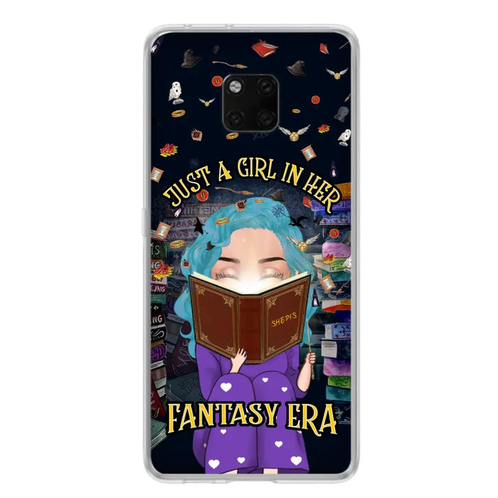 Custom Personalized Reading Book Phone Case - Gift Idea For Book Lovers - Just A Girl In Her Fantasy Era - Case For Xiaomi/ Oppo/ Huawei