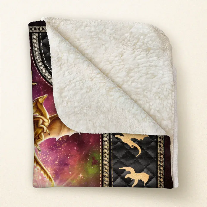 Personalized Fantasy Reading Book Quilt/Fleece Throw Blanket - Gift Idea For Books Lover - Just A Girl In Her Fantasy Era