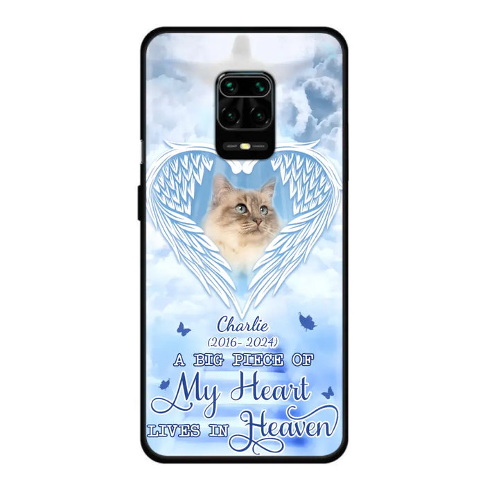 Custom Personalized Memorial Pet Phone Case - Upload Photo - Memorial Gift Idea For Pet Owner - A Big Piece Of My Heart Lives In Heaven - Case For Xiaomi/ Oppo/ Huawei