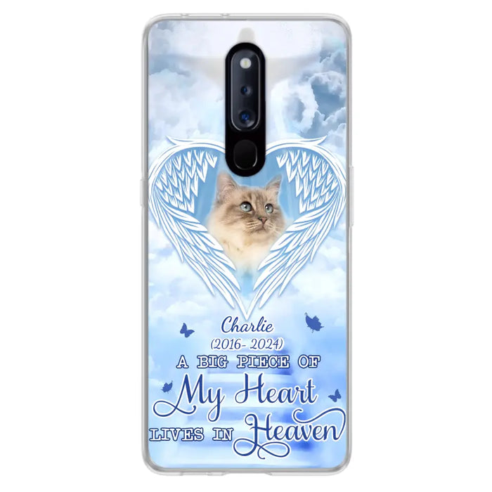 Custom Personalized Memorial Pet Phone Case - Upload Photo - Memorial Gift Idea For Pet Owner - A Big Piece Of My Heart Lives In Heaven - Case For Xiaomi/ Oppo/ Huawei