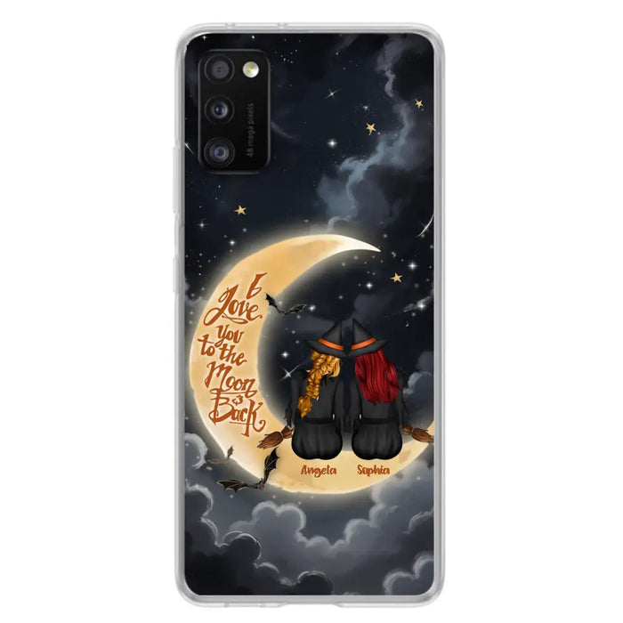 Custom Personalized Witches Phone Case For iPhone/ Samsung - Gift Idea For Friend -Memorial Gift - I Love You To The Moon & Back