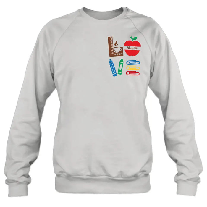Personalized Teacher Shirt/Hoodie - Gift Idea For Teacher/Back To School