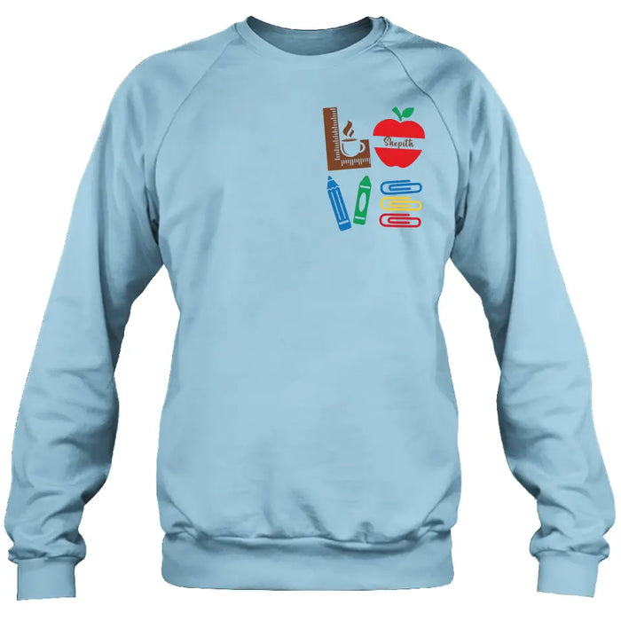 Personalized Teacher Shirt/Hoodie - Gift Idea For Teacher/Back To School