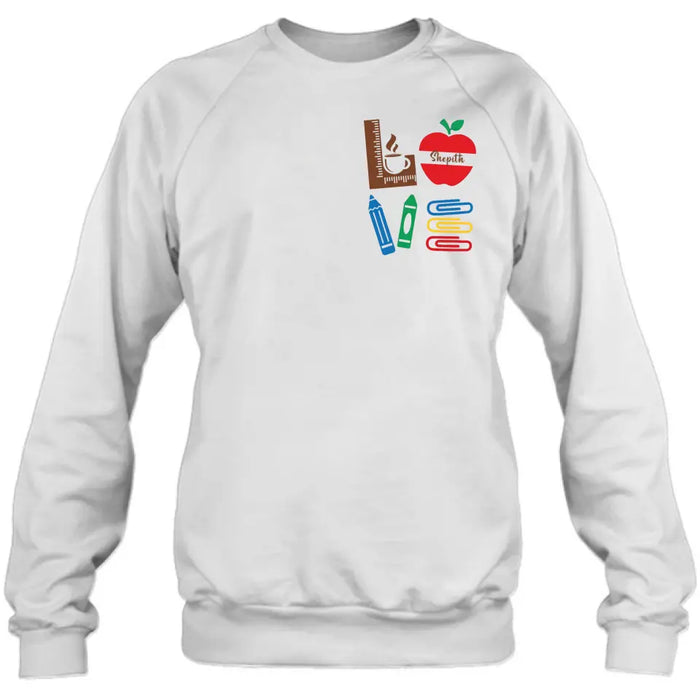 Personalized Teacher Shirt/Hoodie - Gift Idea For Teacher/Back To School