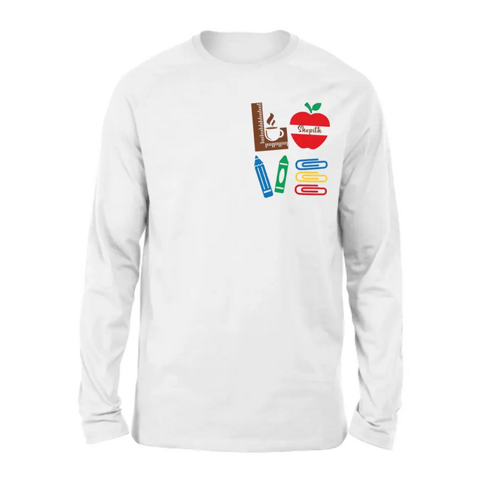 Personalized Teacher Shirt/Hoodie - Gift Idea For Teacher/Back To School