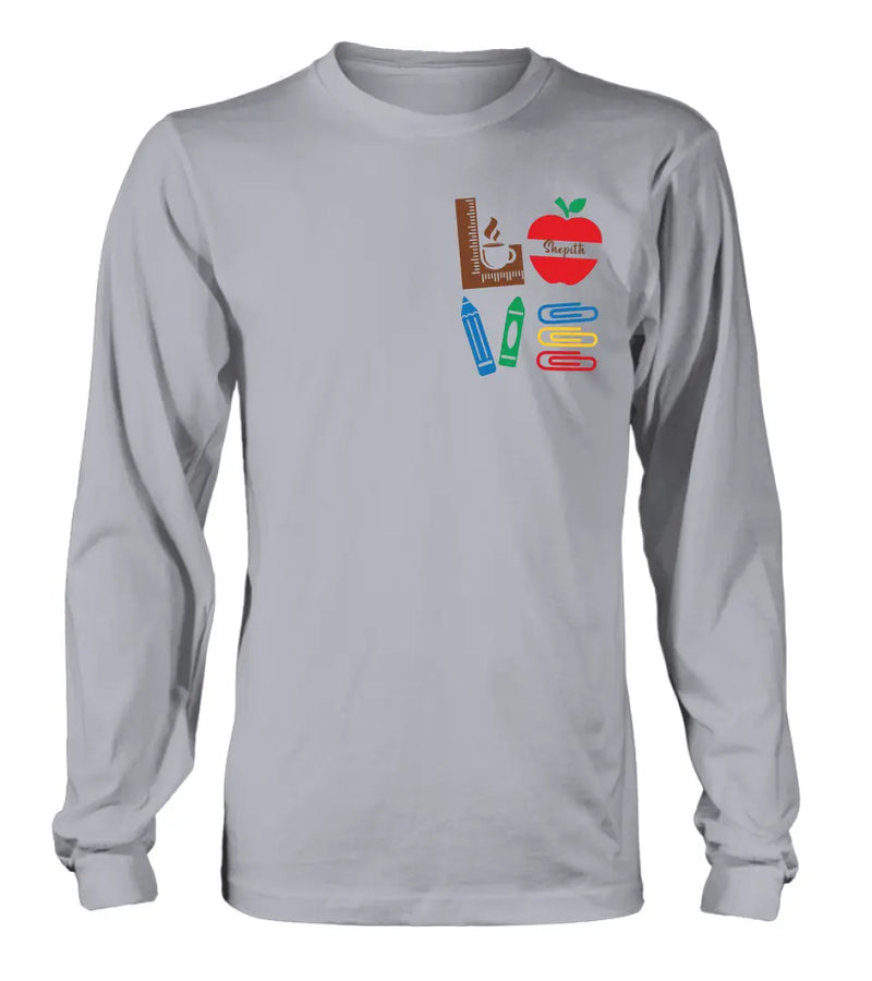 Personalized Teacher Shirt/Hoodie - Gift Idea For Teacher/Back To School
