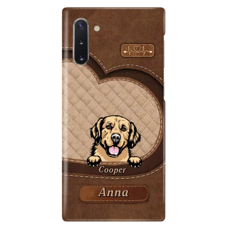 Custom Personalized Dog Phone Case - Gift Idea For Dog Lovers - Case For iPhone And Samsung