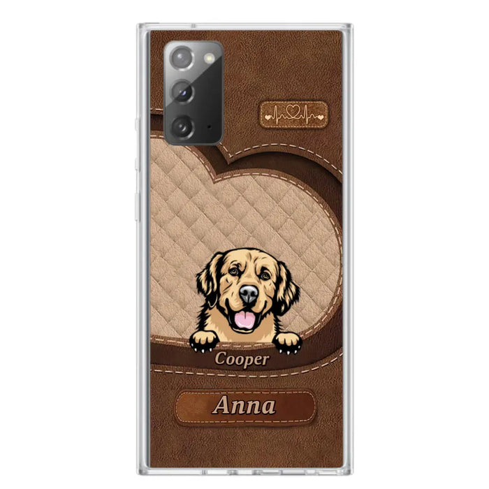 Custom Personalized Dog Phone Case - Gift Idea For Dog Lovers - Case For iPhone And Samsung