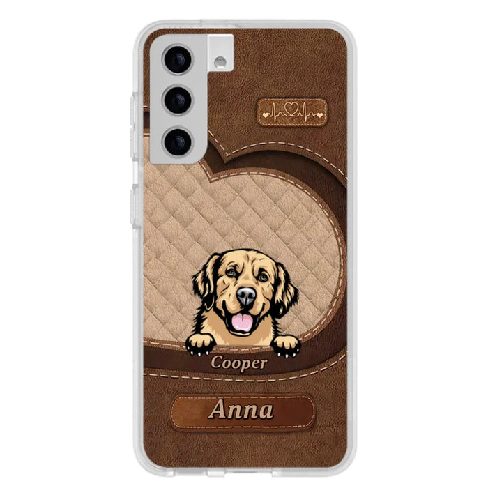 Custom Personalized Dog Phone Case - Gift Idea For Dog Lovers - Case For iPhone And Samsung