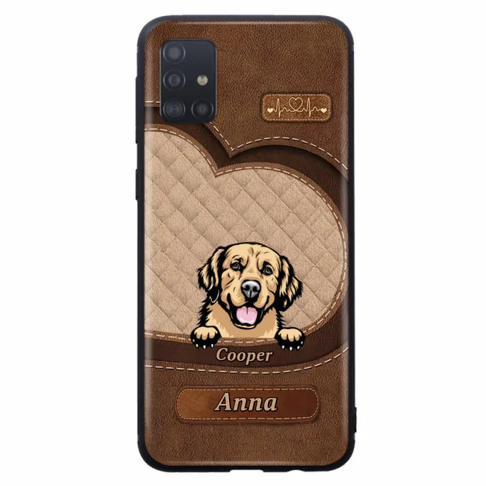 Custom Personalized Dog Phone Case - Gift Idea For Dog Lovers - Case For iPhone And Samsung