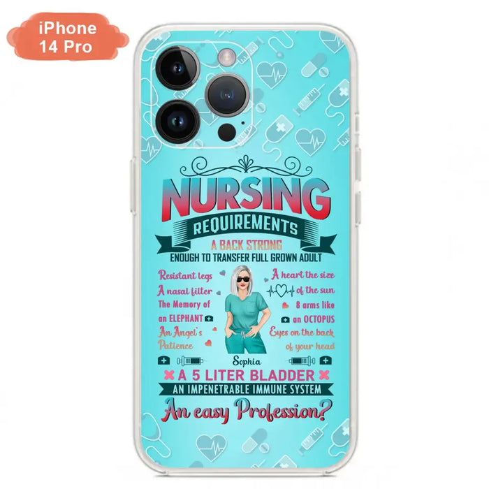 Custom Personalized Nurse Phone Case For iPhone/ Samsung - Nurse/ Birthday Gift Idea - Nursing Requirements