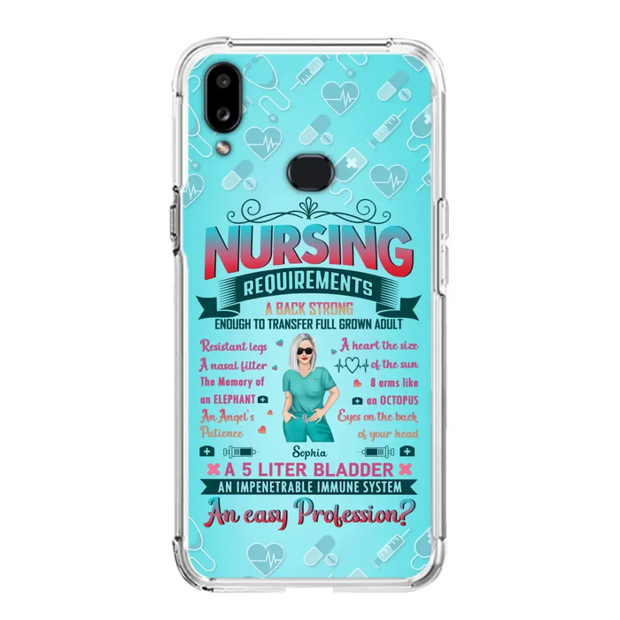 Custom Personalized Nurse Phone Case For iPhone/ Samsung - Nurse/ Birthday Gift Idea - Nursing Requirements