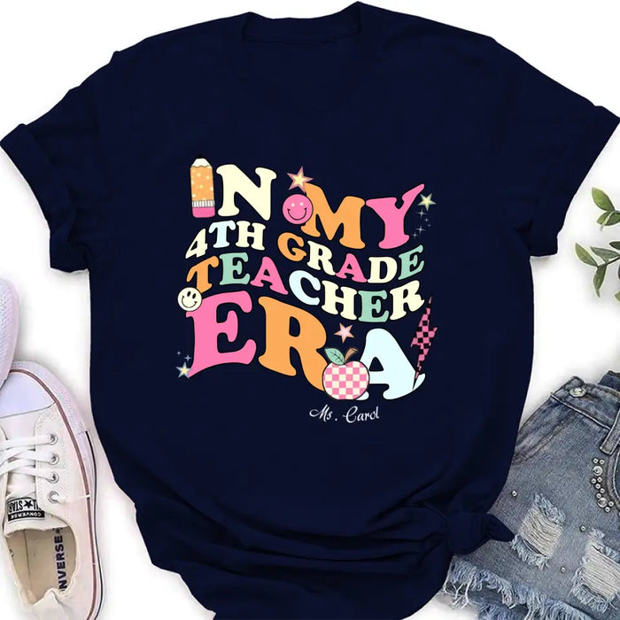 Personalized Teacher T-shirt/Long Sleeve/Sweatshirt/Hoodie - Teacher/Back To School Gift Idea - In My Teacher Era