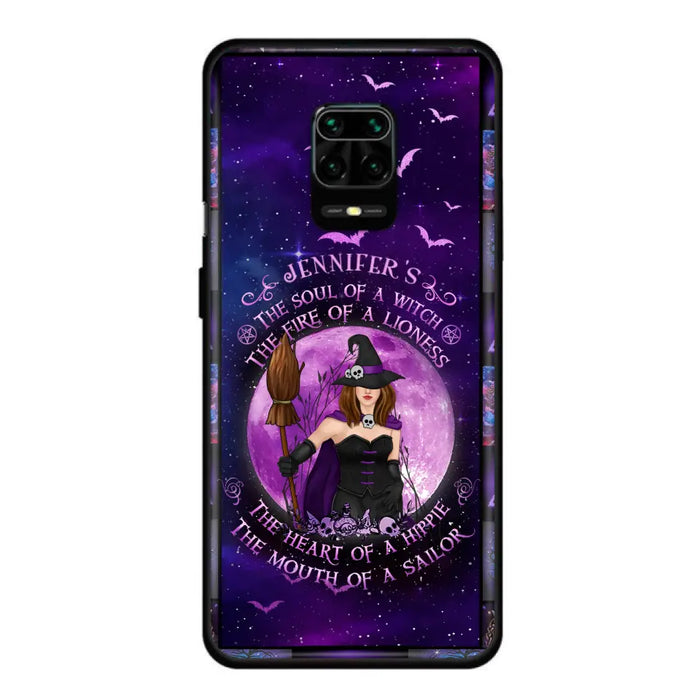 Custom Personalized Witch Purple Phone Case - Halloween Gift Idea - The Soul Of A Witch The Fire Of A Lioness - Case for Xiaomi/ Oppo/ Huawei