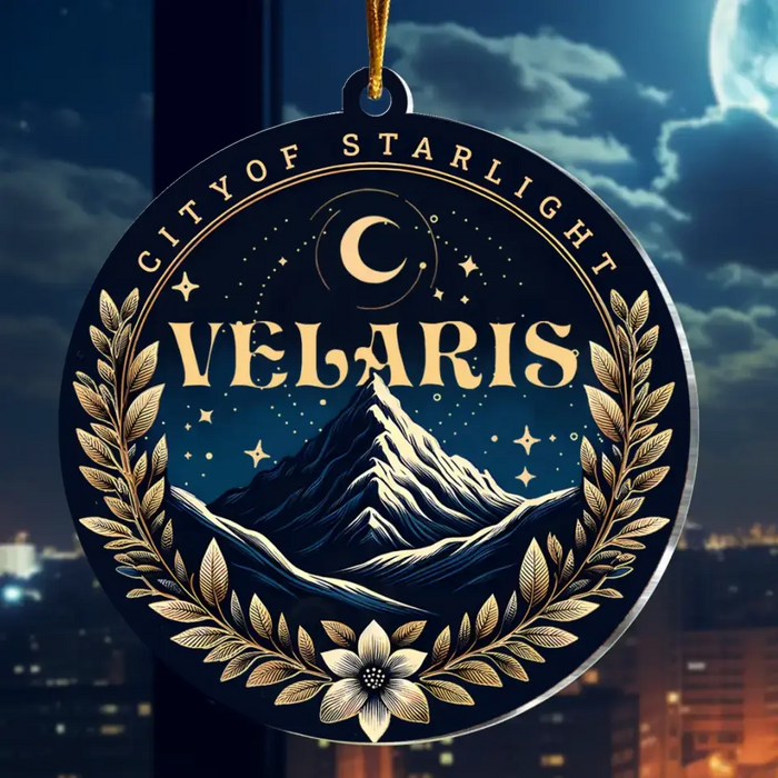 Personalized Starlight Acrylic Ornament - Gift Idea For Christmas - Velaris City Of Starlight