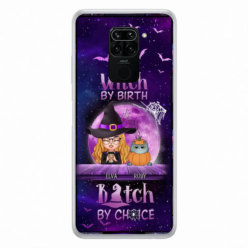 Personalized Witch Phone Case - Gift Idea For Witch/Dog/Cat Lover - Up to 4 Pets - Witch By Birth - Case For Xiaomi/Oppo/Huawei