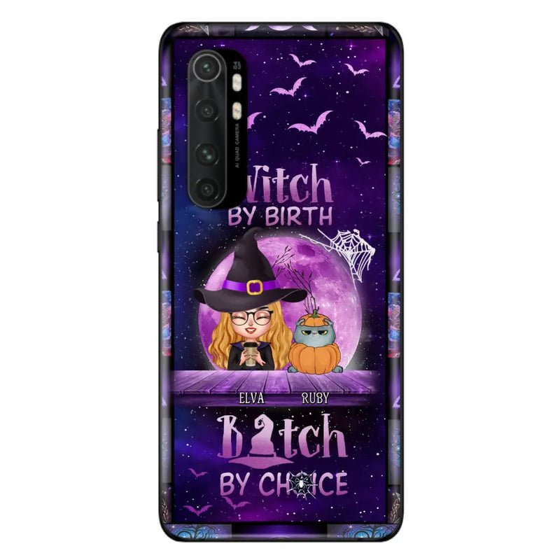 Personalized Witch Phone Case - Gift Idea For Witch/Dog/Cat Lover - Up to 4 Pets - Witch By Birth - Case For Xiaomi/Oppo/Huawei
