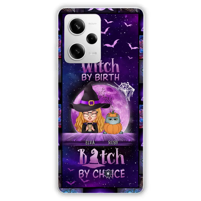 Personalized Witch Phone Case - Gift Idea For Witch/Dog/Cat Lover - Up to 4 Pets - Witch By Birth - Case For Xiaomi/Oppo/Huawei