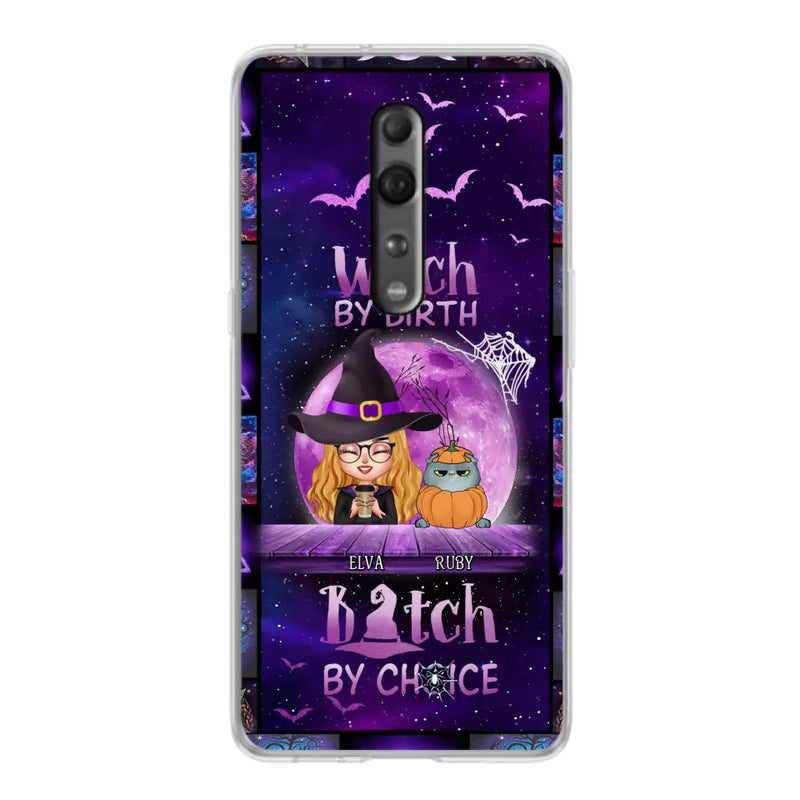 Personalized Witch Phone Case - Gift Idea For Witch/Dog/Cat Lover - Up to 4 Pets - Witch By Birth - Case For Xiaomi/Oppo/Huawei