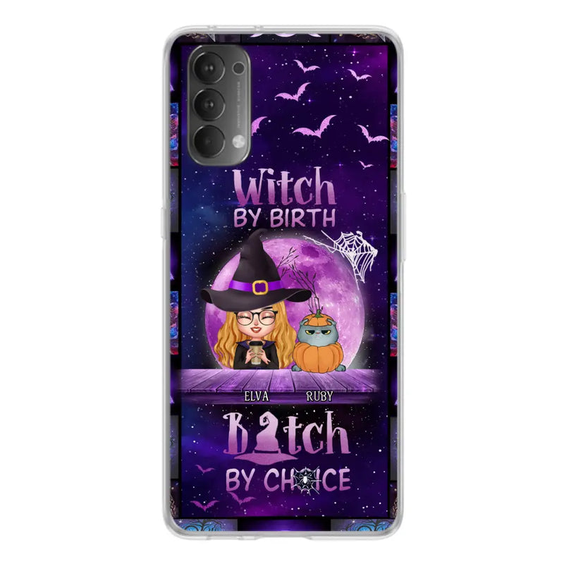 Personalized Witch Phone Case - Gift Idea For Witch/Dog/Cat Lover - Up to 4 Pets - Witch By Birth - Case For Xiaomi/Oppo/Huawei