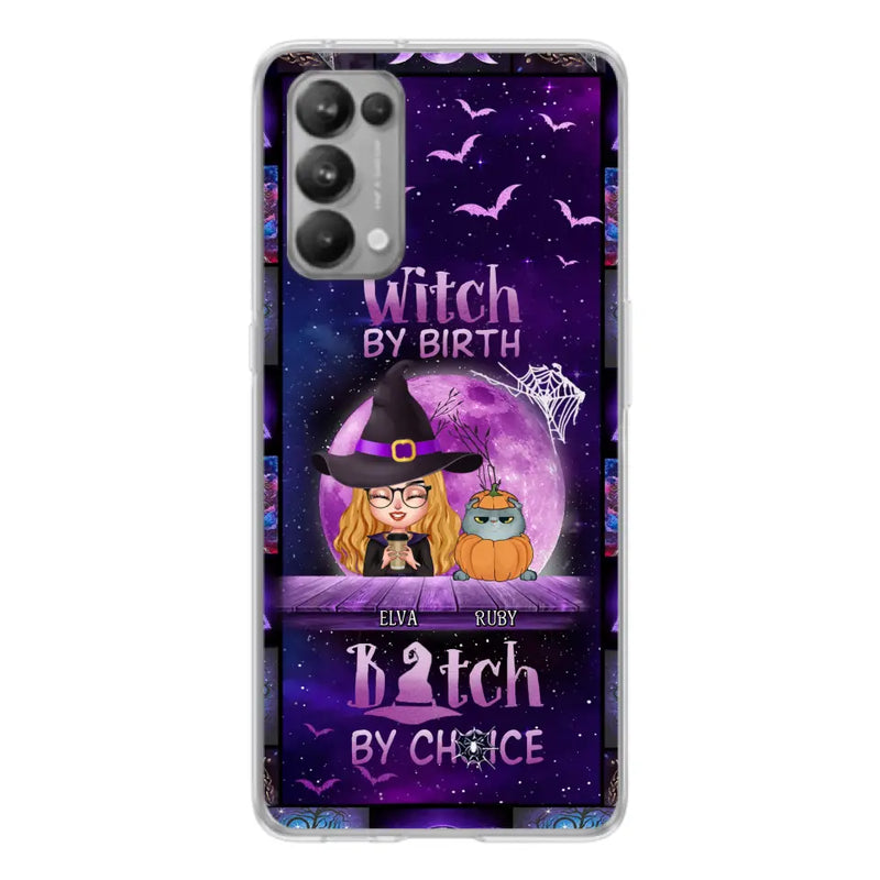 Personalized Witch Phone Case - Gift Idea For Witch/Dog/Cat Lover - Up to 4 Pets - Witch By Birth - Case For Xiaomi/Oppo/Huawei