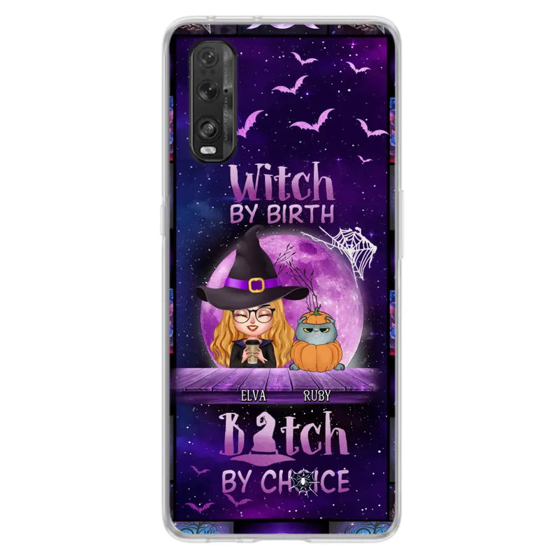 Personalized Witch Phone Case - Gift Idea For Witch/Dog/Cat Lover - Up to 4 Pets - Witch By Birth - Case For Xiaomi/Oppo/Huawei