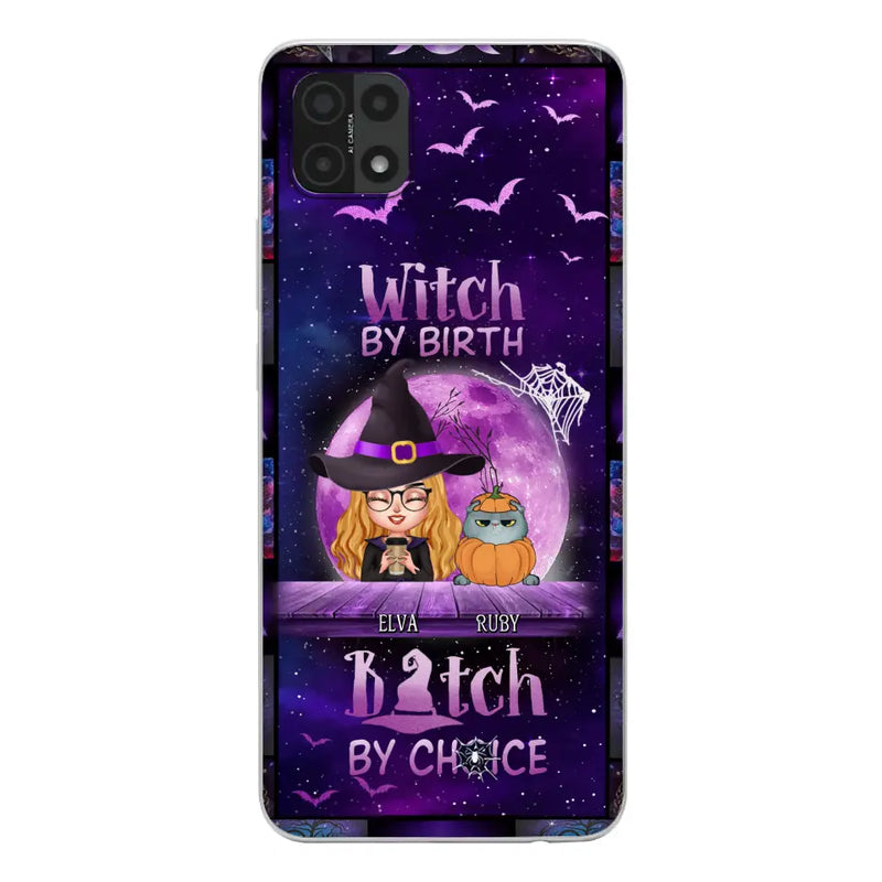 Personalized Witch Phone Case - Gift Idea For Witch/Dog/Cat Lover - Up to 4 Pets - Witch By Birth - Case For Xiaomi/Oppo/Huawei