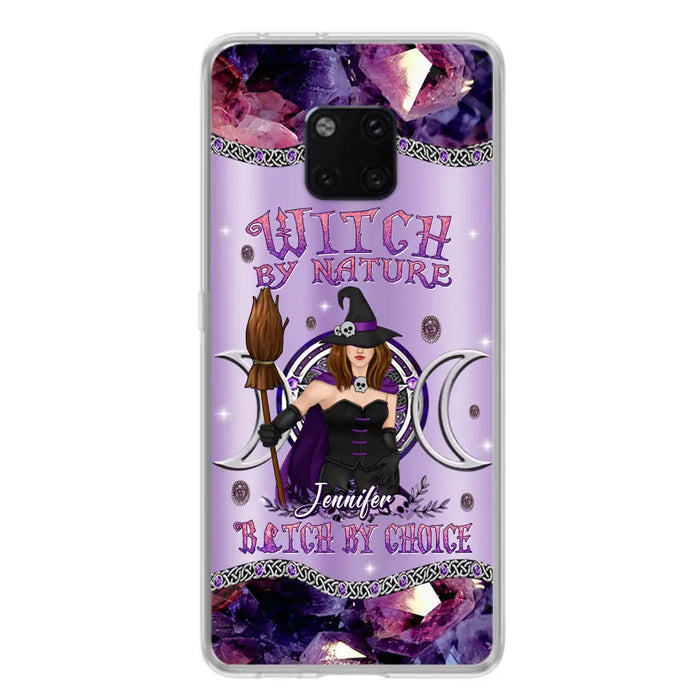 Custom Personalized Sparkling Witch Phone Case - Halloween Gift Idea - Witch By Birth - Case For Xiaomi/ Oppo/ Huawei