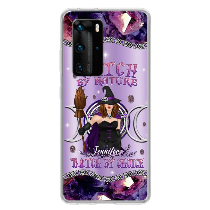 Custom Personalized Sparkling Witch Phone Case - Halloween Gift Idea - Witch By Birth - Case For Xiaomi/ Oppo/ Huawei