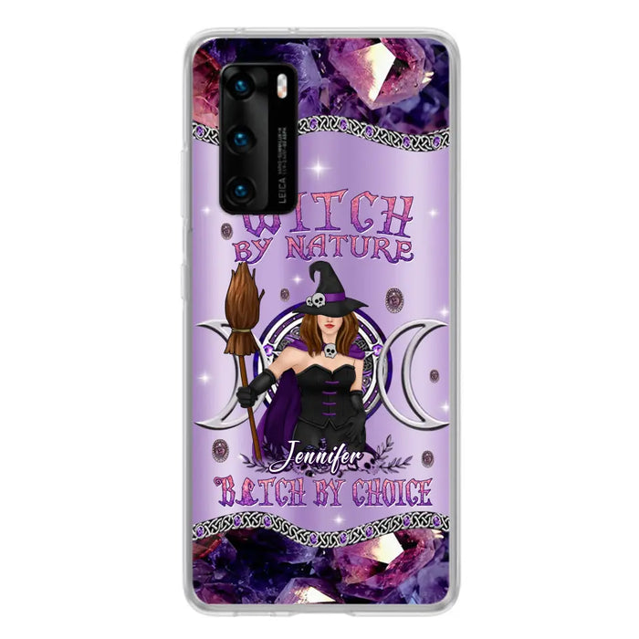 Custom Personalized Sparkling Witch Phone Case - Halloween Gift Idea - Witch By Birth - Case For Xiaomi/ Oppo/ Huawei