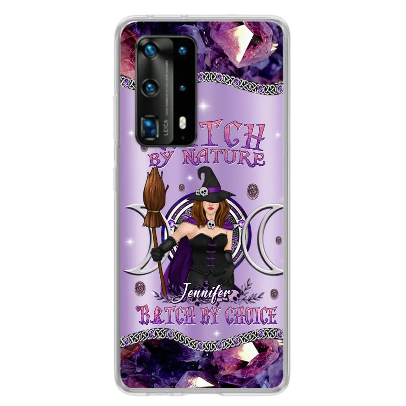 Personalized Sparkling Witch Phone Case - Halloween Gift Idea - Witch By Birth - Case For Xiaomi/ Oppo/ Huawei