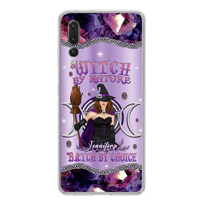 Custom Personalized Sparkling Witch Phone Case - Halloween Gift Idea - Witch By Birth - Case For Xiaomi/ Oppo/ Huawei