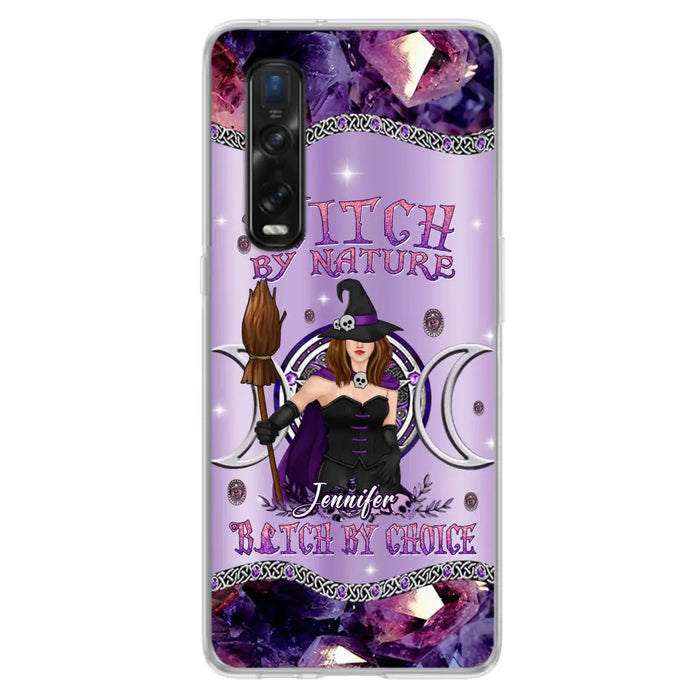 Custom Personalized Sparkling Witch Phone Case - Halloween Gift Idea - Witch By Birth - Case For Xiaomi/ Oppo/ Huawei