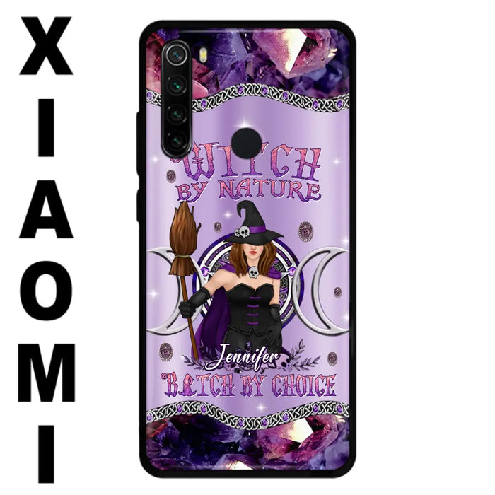 Custom Personalized Sparkling Witch Phone Case - Halloween Gift Idea - Witch By Birth - Case For Xiaomi/ Oppo/ Huawei