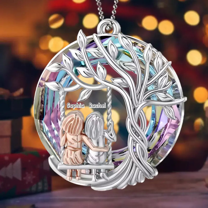 Personalized Sisters Acrylic Ornament - Gift Idea For Friends/Sisters/Besties